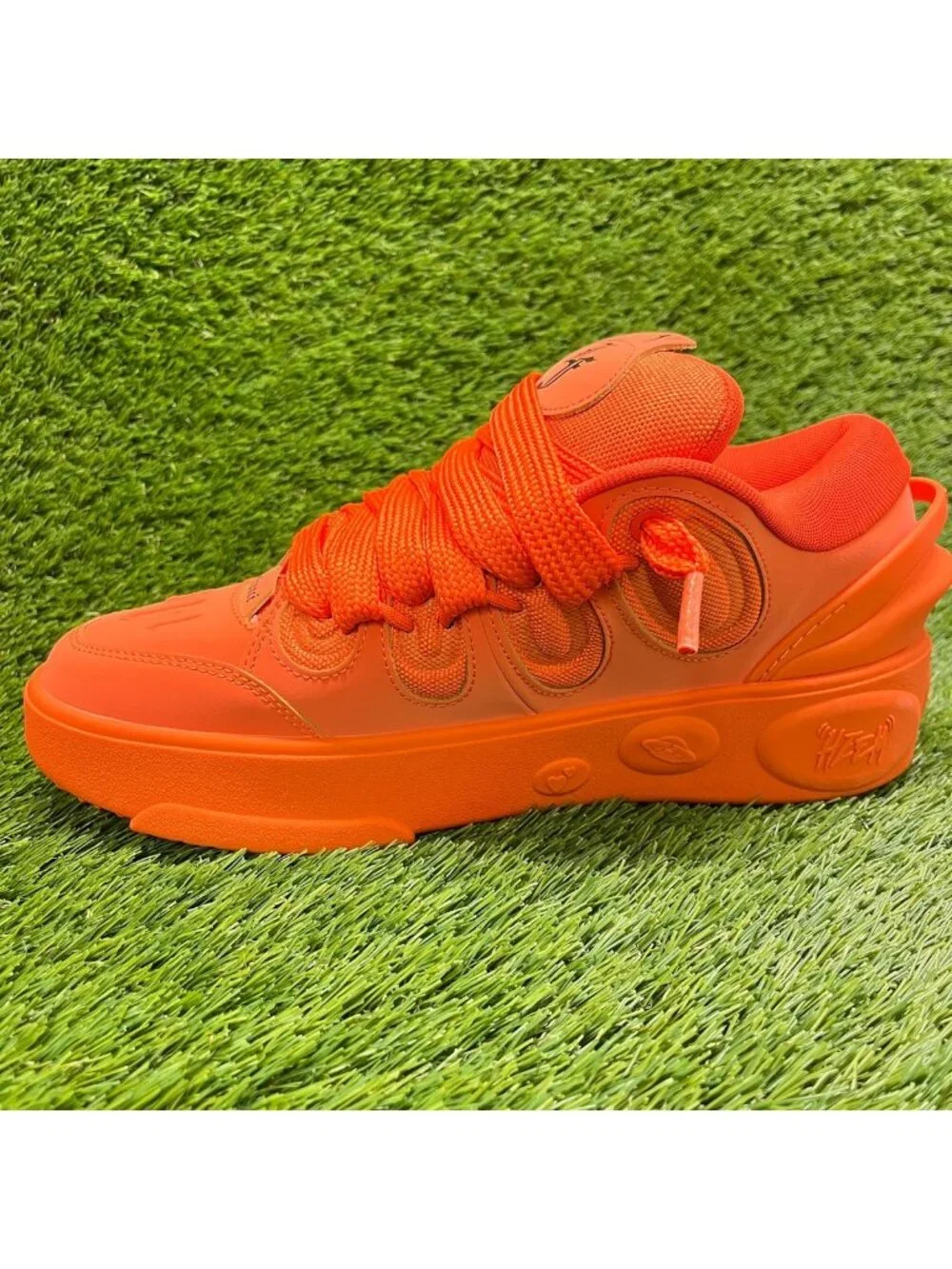 Puma LaMelo Ball LaFrancé Amour Mens Size 10.5 Orange Basketball Shoes Sneakers